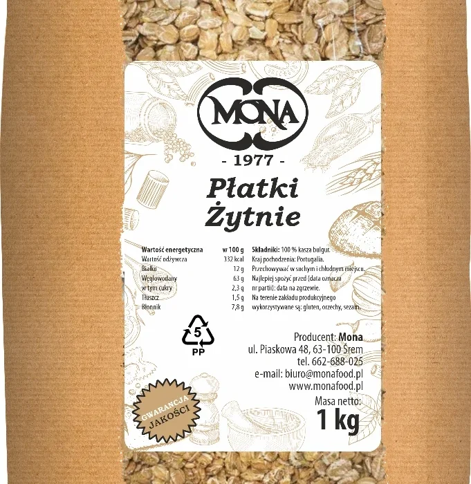 Płatki żytnie